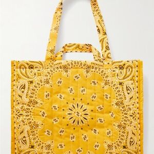 CALL IT BY YOUR NAME
Maxi Cabas quilted bandana-print cotton-poplin tote